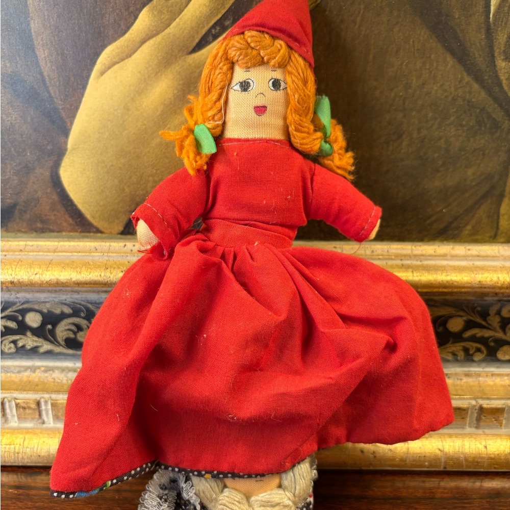 Vintage Reversible Cloth Puppet – Little Red Riding Hood & Grandmother
